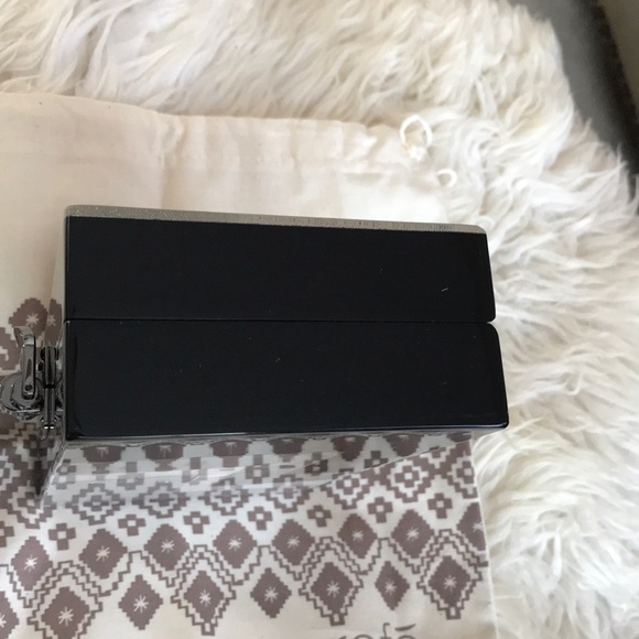 Rafe Alicia Lucite Clutch w/ Shoulder Strap - Picture 7 of 15